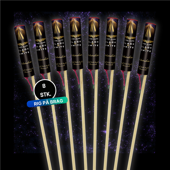 21.  Salutraketter 8 stk