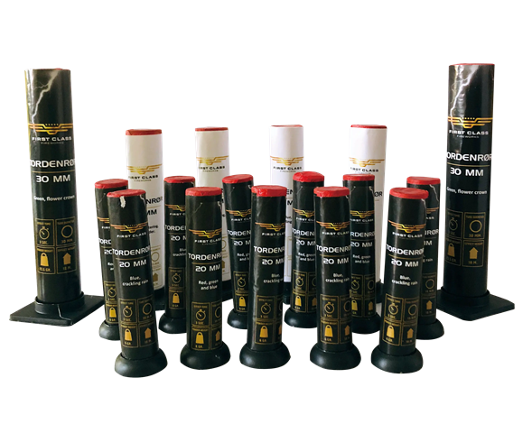 56.  Luftbombesortiment