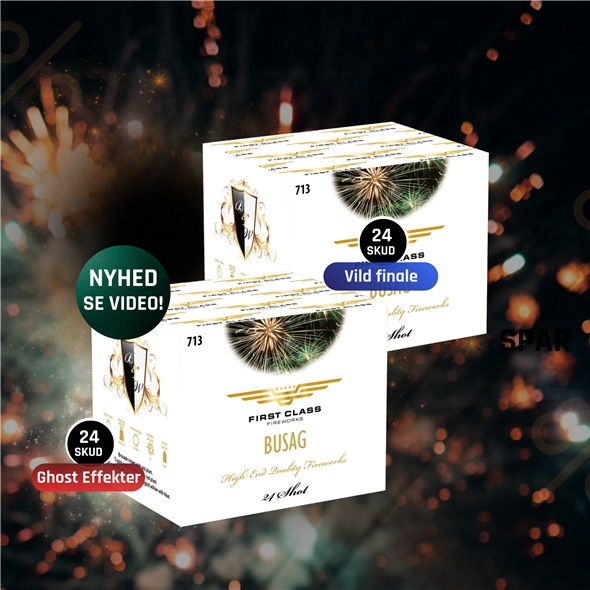 Ja tak Pakke 16 - 2xNytårsbatterier– Nytår 2025