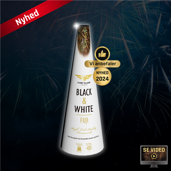 147. Fuji fontæne m/guld effekt