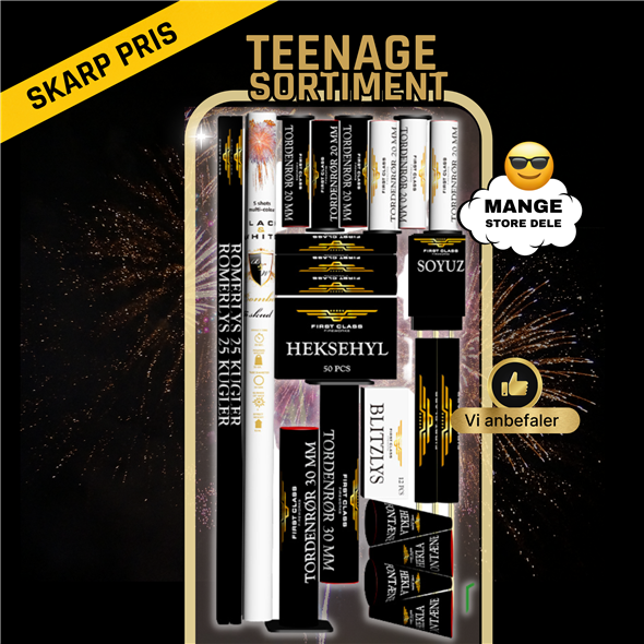 58.  Teenage sortiment