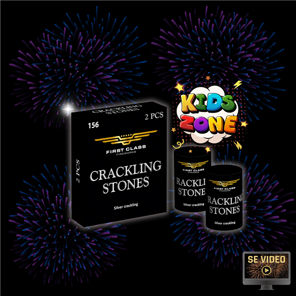 156. Crackling stones – Sjovt Børnefyrværkeri