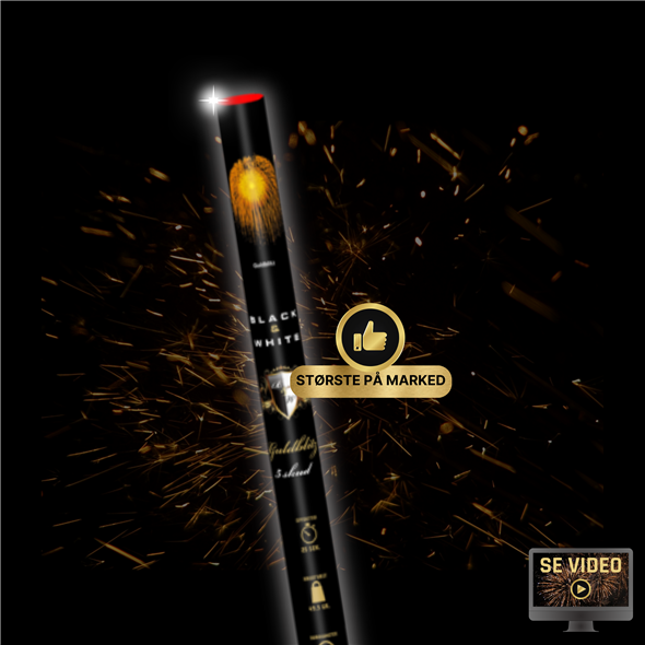 55.  Guldblitz Bomberør – 5 Skud med Guld & Brag